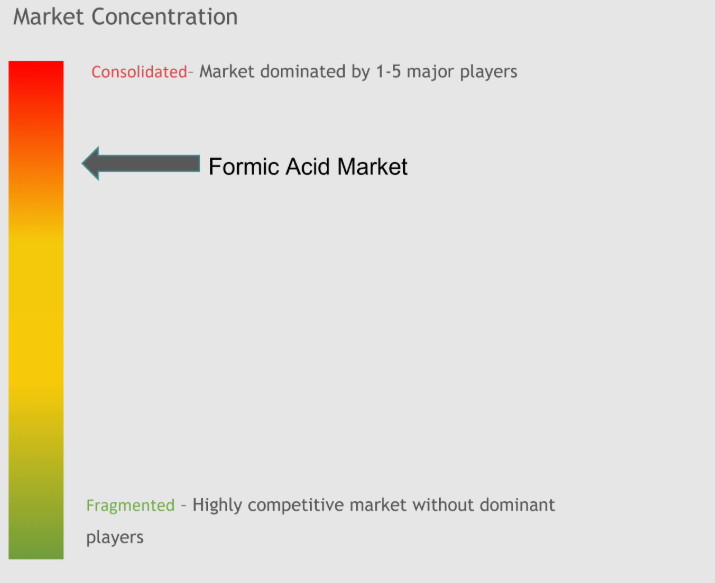 Formic Acid Market Concentration